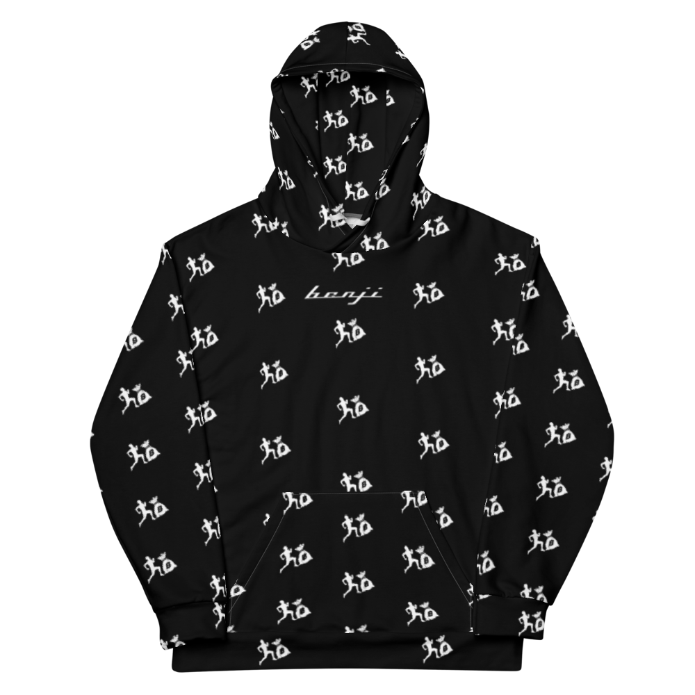 louis vuitton black and white hoodie