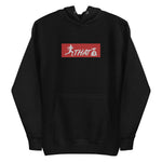 Sup.CTB Black (Red/White logo) [Embroidered] Unisex Hoodie