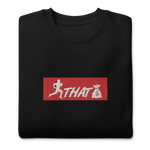 Sup.CTB (Red/White Logo) [Embroidered] Unisex Premium Sweatshirt