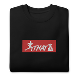 Sup.CTB (Red/White Logo) [Embroidered] Unisex Premium Sweatshirt