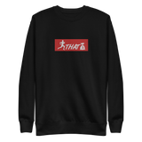Sup.CTB (Red/White Logo) [Embroidered] Unisex Premium Sweatshirt