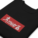 Sup.CTB (Red/White Logo) [Embroidered] Unisex Premium Sweatshirt