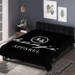 "Benji Apparel" Black (White logo) Polyester Quilt