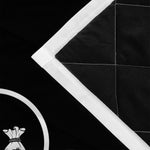 "Benji Apparel" Black (White logo) Polyester Quilt