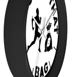 "Chase That bag" (Black logo) Wall clock