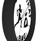 "Chase That bag" (Black logo) Wall clock
