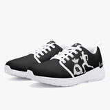 “Benji” White/Black (White logo) Running shoes