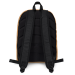 "Multi Benji" Nude (White logo) Backpack W/Front pouch
