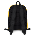 "Multi Benji" Yellow (White logo) Backpack W/Front pouch