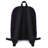 "Multi Benji" Black (White logo) Backpack W/Front pouch