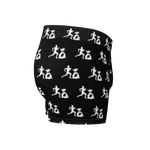 "Run it up print/ Benji" Black (White logo) Boxer Briefs