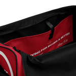 "Original Benji" Red (White logo) Gym/Duffle bag
