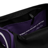 "Original Benji" Purple (White logo) Gym/Duffle bag