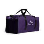 "Original Benji" Purple (White logo) Gym/Duffle bag