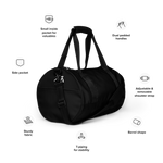 "W. CTB" Black (White logo) gym bag