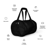 "W. CTB" Black (White logo) gym bag