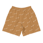 "Benji Stacked" Nude (White Logo) Men's Shorts