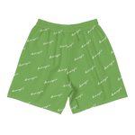 "Benji Stacked" Green (White Logo) Men's Short