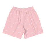 "Benji Stacked" P*nk (White Logo) Men's Shorts