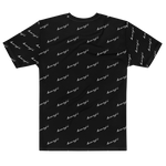 "Benji Stacked" Black (White logo) Men's T-shirt