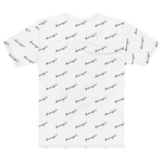 "Benji Stacked" White (Black logo) Men's T-shirt