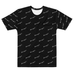 "Benji Stacked" Black (White logo) Men's T-shirt