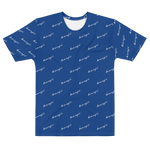 "Benji Stacked" Blue (White logo) Men's T-shirt