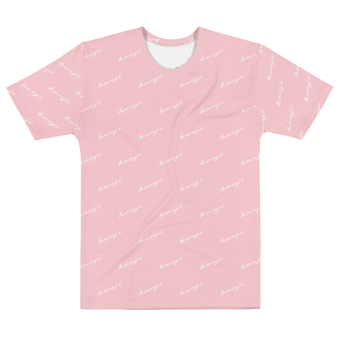 "Benji Stacked" P*nk (White logo) Men's T-shirt