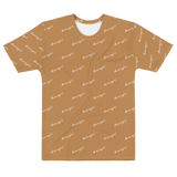 "Benji Stacked" Nude (White logo) Men's T-shirt