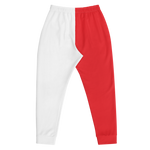 "Sup. run it up/Benji" Red/White (White logo) Premium Joggers