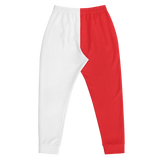 "Sup. run it up/Benji" Red/White (White logo) Premium Joggers