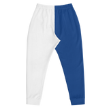 "Sup. run it up/Benji" Blue/White (White logo) Premium Joggers