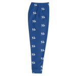 "Run It Up Stacked Benji" Bleu (White logo) Jogger Sweatpants