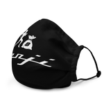 "Original Benji" Black (White logo) Premium face mask