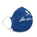 "Original Benji" Red (White logo) Premium face mask