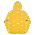 "Run It Up Stacked Benji" Yellow (White logo) Hoodie