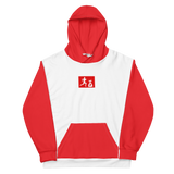 "Sup. Run it up/benji" White/Red Sleeve (White logo) Premium Hoodie