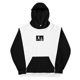 "Sup. Run it up/benji" White/Black Sleeve (White logo) Premium Hoodie