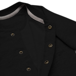 BenjiBaby Boy's "Benji" Black *White logo) Organic Bomber Jacket