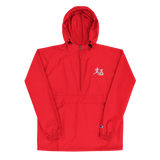 "Run it up" Red (White logo) [Embroidered] Champion Windbreaker