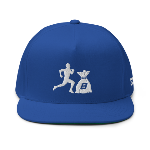 "Original run it up" Blue (White logo) Snapback