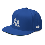 "Original run it up" Blue (White logo) Snapback