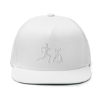 "Original run it up" White (White logo) Snapback