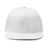 "Original run it up" White (White logo) Snapback