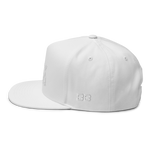 "Original run it up" White (White logo) Snapback
