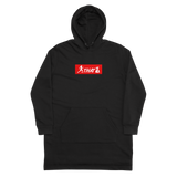 "W. Sup Chase that bag" Black (Red logo) Hoodie dress