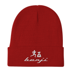 "Original Benji" Red (White logo) Embroidered Beanie
