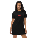 W. "Sup. Run it up" Black (Red Embroidered logo) Organic cotton Oversized t-shirt/dress