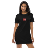 W. "Sup. Run it up" Black (Red Embroidered logo) Organic cotton Oversized t-shirt/dress