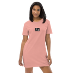 W. "Sup. Run it up" Pink (Black Embroidered logo) Organic cotton Oversized t-shirt/dress